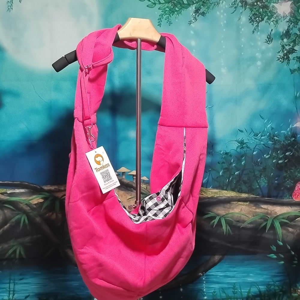 Pink Dog Sling Carrier for Small Pets